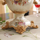 Axyaa European Resin Vase with Dried Flowers - Home Decor Ornaments