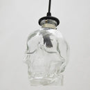 Axyaa Skull Clear Glass Pendant Lights - Retro Demon Evil Skeleton Lamp