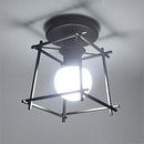 Axya Vintage Industrial LED Ceiling Light Fixture for Home Decor