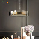 Axya Copper Pendant Light: Nordic Luxury Minimalistic Bedroom Lamp