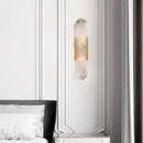 Axyaa Marble Wall Sconce: Modern Artistic Indoor Light for Corridor, Hotel Room & Bathroom