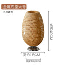 Axyaa Bamboo Table Lamp with E27 Lamp Holder for Modern Indoor Lighting
