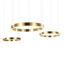 Axyaa Round LED Chandelier: Stylish Lighting for Home, Restaurant, or Bar