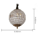 Axyaa Crystal LED Chandelier - Elegant Round Design for Home Lighting Fixtures
