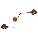 Axyaa Long Swing Arm Wall Lamp Adjustable E27 Bathroom Sconce Fixture