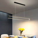 Axyaa Modern Rectangle LED Pendant Lights for Indoor Spaces