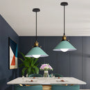Axya Vintage LED Pendant Light: Stylish Nordic Colorful Ceiling Lamp