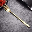 Axyaa Stainless Steel Long Handle Spoon Fork Set for Home Kitchen Dining