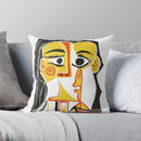 Picasso Abstract Art Decorative Cushion Cover by Axyaa