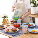 Axya Macaron 48-Piece Porcelain Dinnerware Set