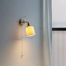 Axyaa Copper LED Wall Light Pull Chain Switch Bathroom Mirror Stair Sconce