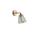 Axyaa Copper LED Glass Wall Sconce Nordic Modern Light