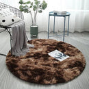 Axyaa 100/120cm Fluffy Round Shaggy Rug for Living Room, Bedroom, Kids' Room