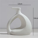 Axyaa Abstract Flower Vase | Modern Home Decor | Ceramic Hydroponic Craft