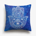 Axyaa Watercolor Turkish Evil Eye Cushion Cover Arabian Girl Portrait Pillow Case