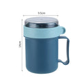 Axyaa Stainless Steel Thermal Coffee Milk Cup with Handle & Spoon