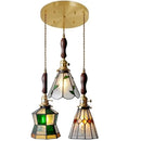 Axyaa Glass Copper Pendant Light LED Hanglamp Nordic Modern Hanging Light
