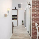 Axyaa Modern Nordic Wooden Wall Sconce Lamp in Black or White