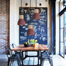 Axyaa Minimalist Concrete Pendant Light - LED E27 Nordic Hanging Fixture