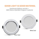 Axyaa Recessed LED Ceiling Downlight Round Waterproof AC220V-240V - 10PCS