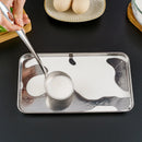Axyaa Stainless Steel Buffet Presentation Tray - Food Serving Plate, Storage Organizer