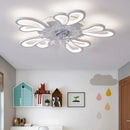 Axyaa Smart LED Ceiling Fan Light - App Remote Control, Adjustable Speed, Dimmable