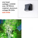 Axyaa LED Outdoor Aluminum Wall Light 5W/10W IP65 Waterproof Garden Porch Sconce