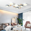 Axyaa Nordic Wood Ceiling Chandelier Light for Living Room Bedroom Decor