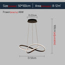 Axyaa Modern Nordic Style LED Chandelier for Dining Room and Kitchen