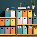 Axyaa Rectangular Desktop Storage Box with Lid - Multifunctional Organizer