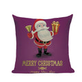 Axyaa Christmas Birthday Cushion Cover 45X45cm - Bedroom Sofa Decor Cojines