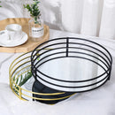 Axya Gold Mirror Storage Tray for Jewelry and Decor Display