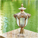 Axyaa Retro Outdoor Wall Light - Waterproof IP65 Pillar Post Lamp in Classical Design