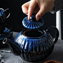 Axya High Temp Resistant Ceramic Tea Set for Coffee, Flower, & Kung Fu Tea
