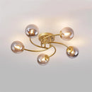 Axya Nordic Glass Bulb Ceiling Lamp | Modern LED Lighting for Living Room KitchenTableView More