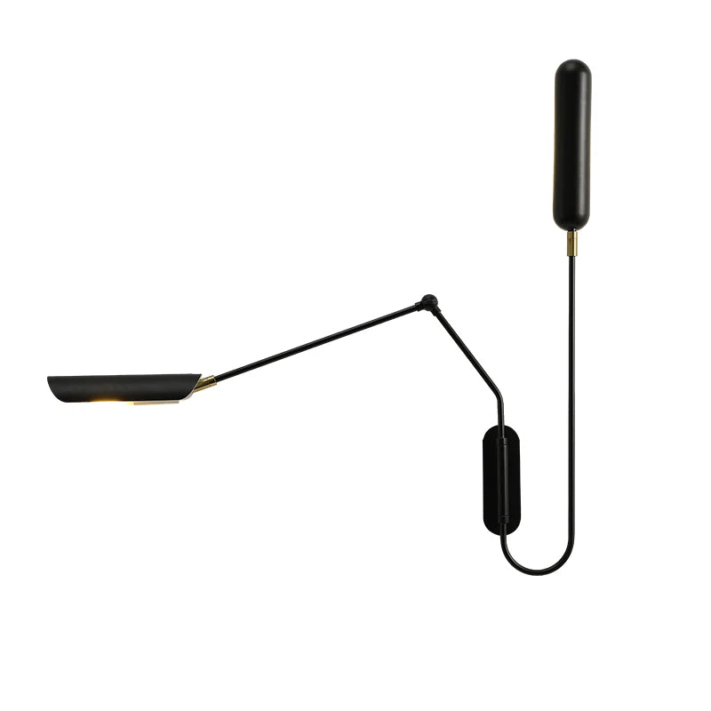 Axyaa Industrial Loft Wall Lamp | Creative Long Arm Bedside Light