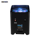 Axyaa 6x18W LED RGBAW+UV Par Light Battery Handle for Events