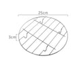 Axyaa Stainless Steel Steamer Rack for Kitchen Cooking and Baking