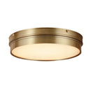 Axyaa Brass LED Modern Ceiling Light Flush Mount Home Lighting Living Room