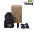 Axyaa LED Moving Head Light 7X12W RGBW / 7x18W RGBWA+UV for Stage & Party