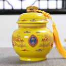 Axya Ceramic Tea Jar for Home Decor and Storage
