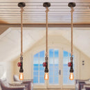 Axya Loft Industrial Iron Water Pipe Pendant Lamp - Retro E27 LED Hanging Light