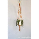 Boho Macrame Plant Hanger Tapestry | Extra Long Net Pocket for Indoor Plants by Axyaa