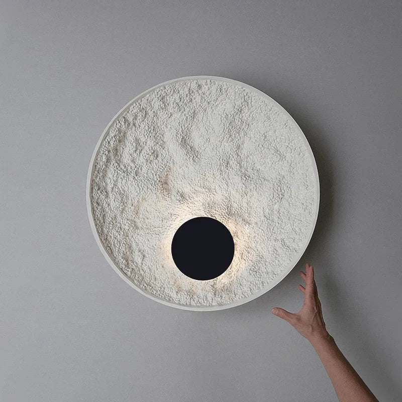 Axyaa Nordic Loft Circle Wall Lamps for Indoor Lighting Fixtures