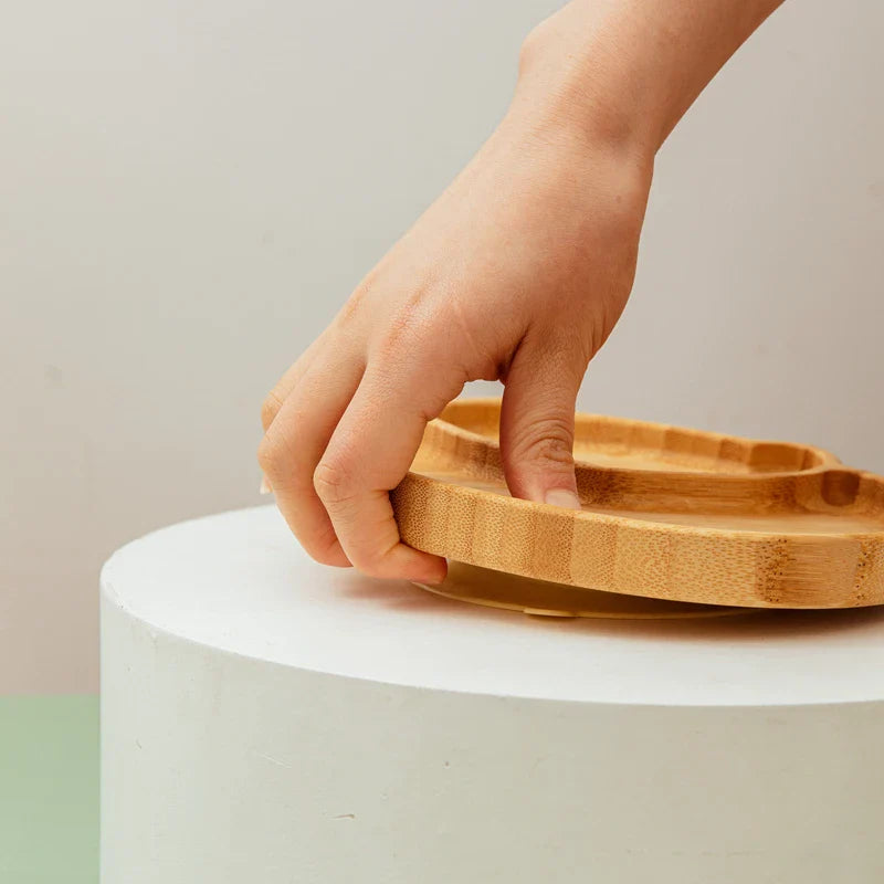 Axya Fox Bamboo Baby Feeding Bowl Set