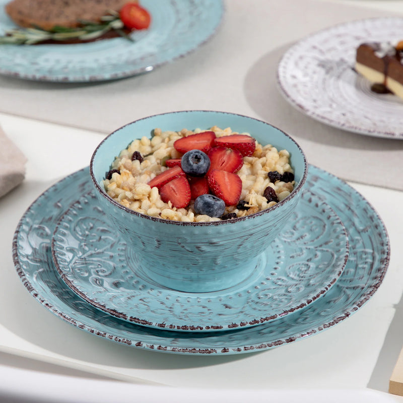 Axya VANCASSO VINE Stoneware Dinnerware Set for 12 - 16/32/48 Pcs