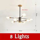 Nordic Glass Ball Chandelier Light by Axyaa - Modern Spotlight Pendant Lamp