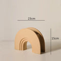 Axyaa Geometric Arch Bridge Ceramic Vase for Stylish Home Decor