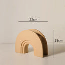 Axyaa Geometric Arch Bridge Ceramic Vase for Stylish Home Decor