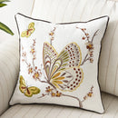 Axyaa Floral Country Style Butterfly Cushion Cover, 45x45cm, Home Decoration